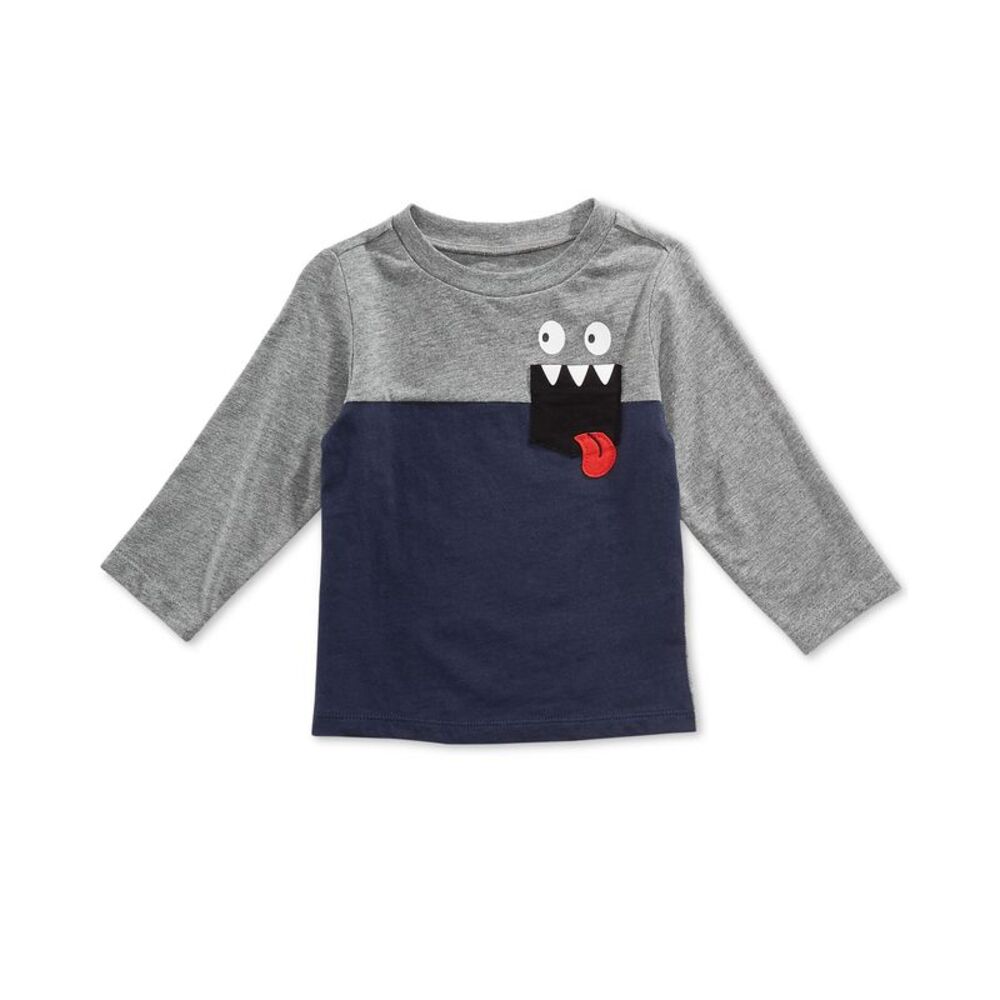 First Impressions Baby Boys Colorblocked Pocket T-Shirt